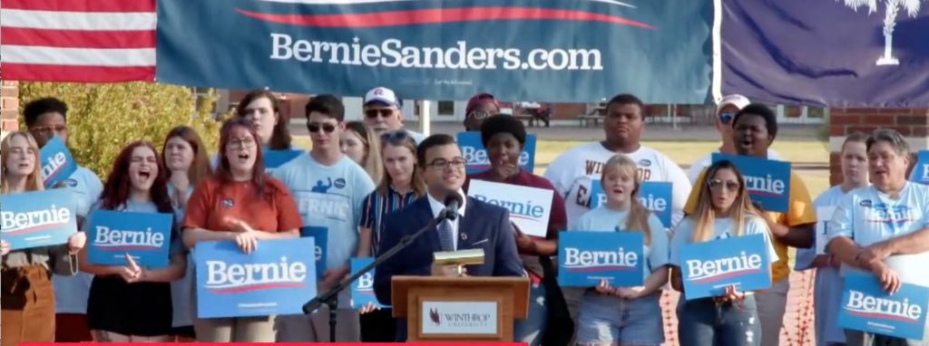 A Bernie rally in Rock Hill, South Carolina, September 20, 2019
