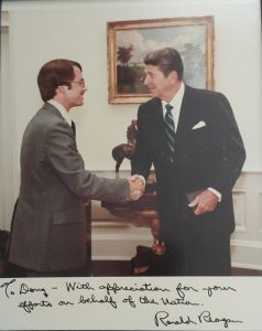 Doug Bandow and Ronald Reagan