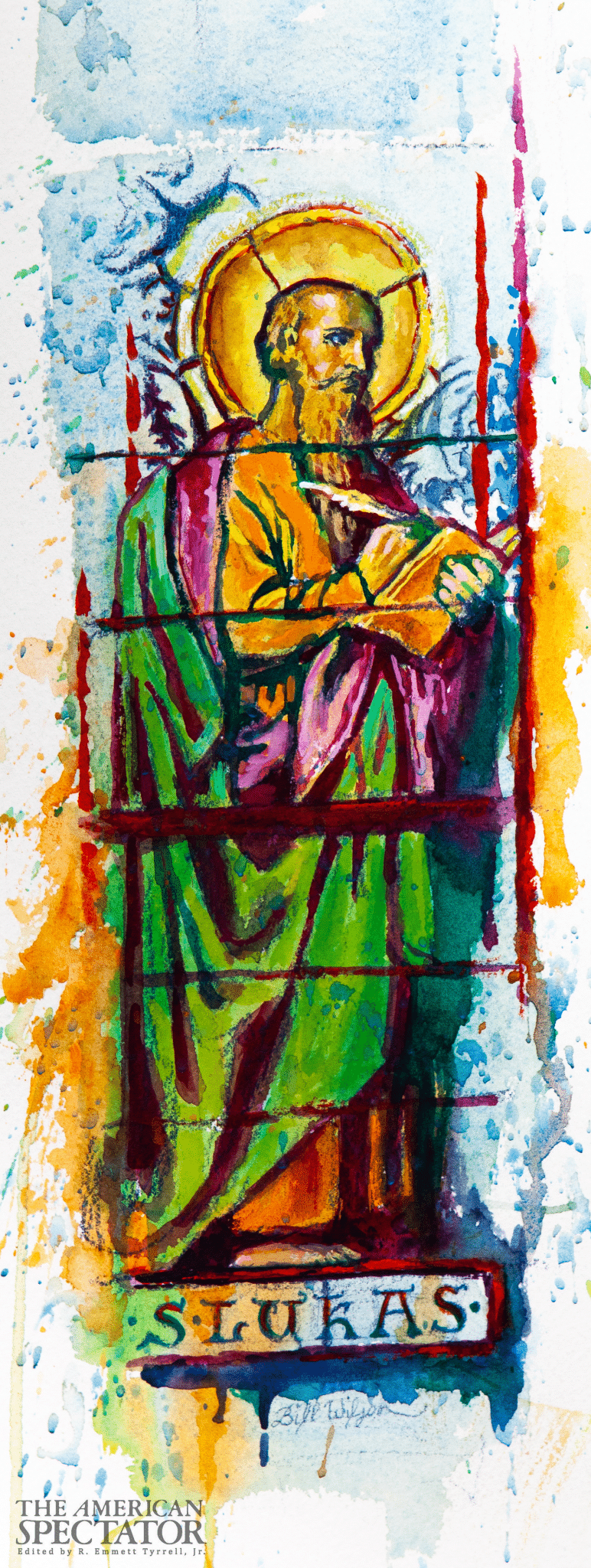 Stained Glass of St. Luke, 2020 (Bill Wilson) spectator.org