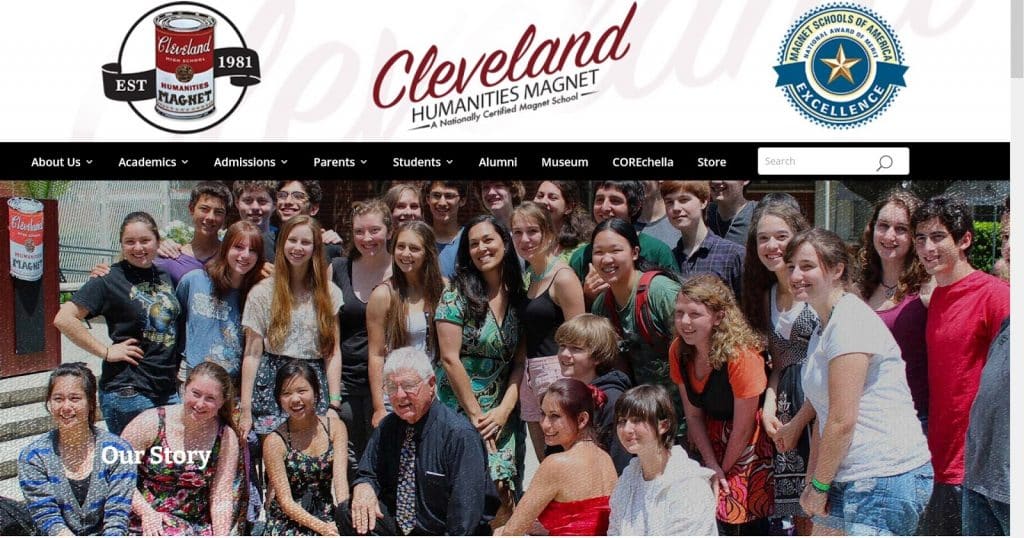 Cleveland Humanities Magnet Screenshot_spectator.org