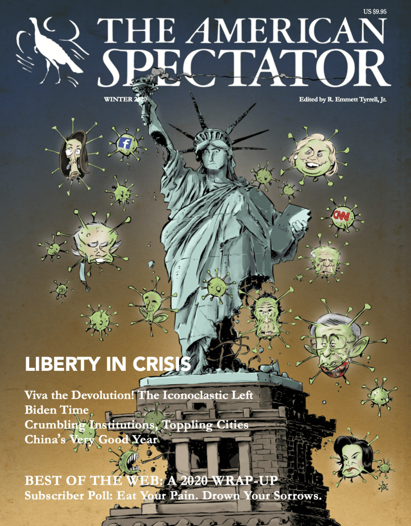 American Spectator winter 2020 cover, spectator.org