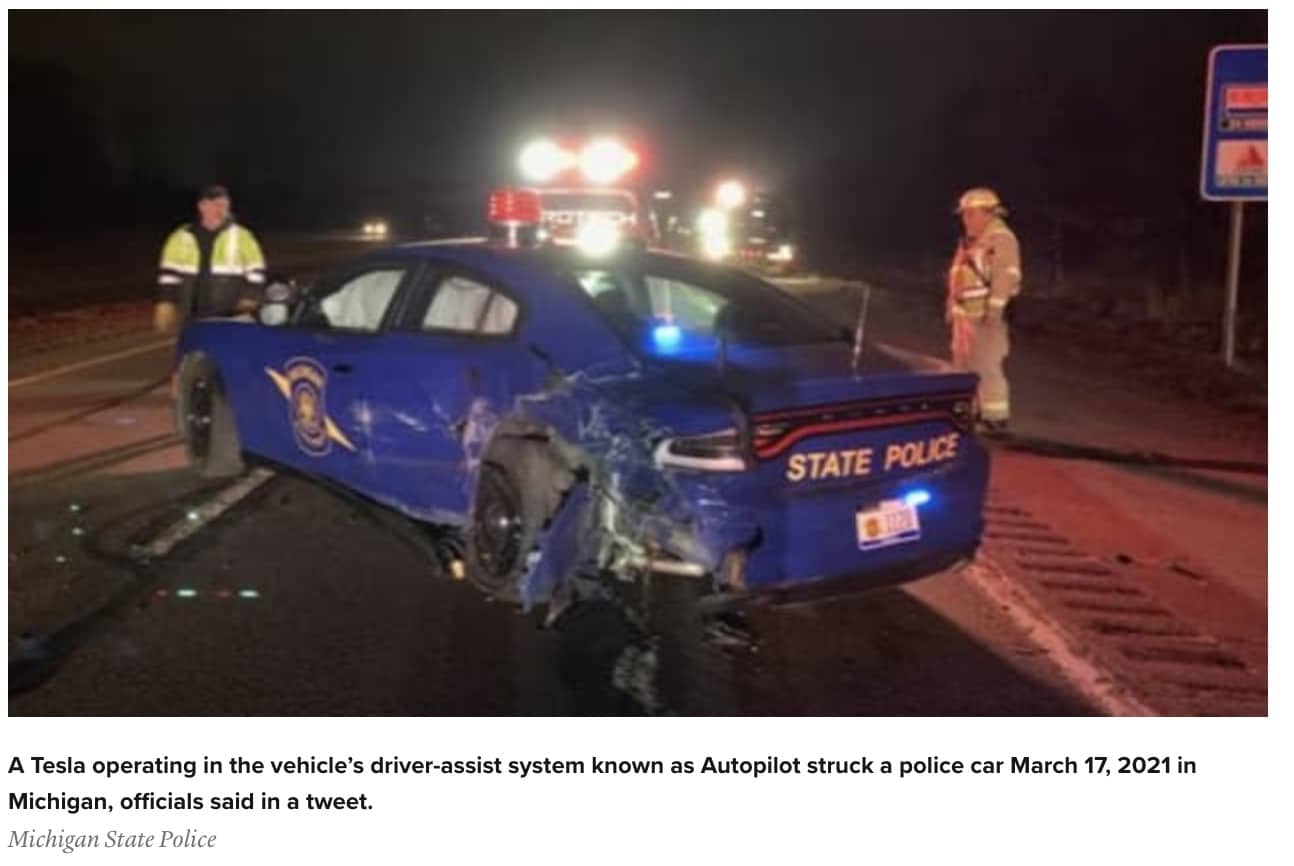 Tesla crash (Michigan State Police) spectator.org