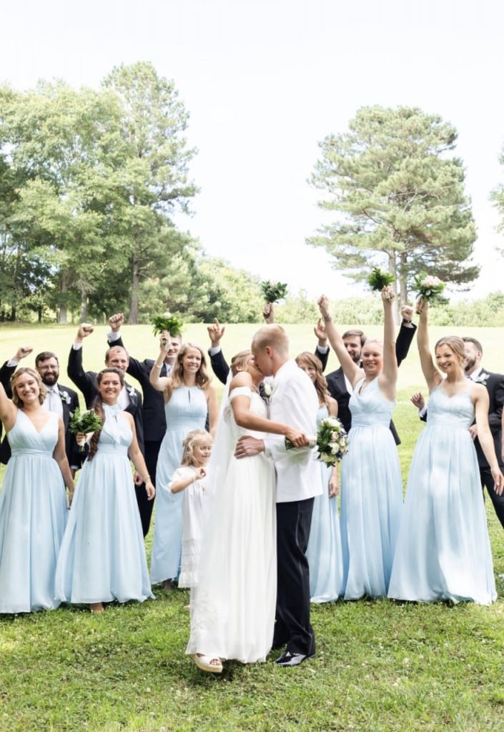 Bride, groom, and wedding party (Katherine Horton) spectator.org