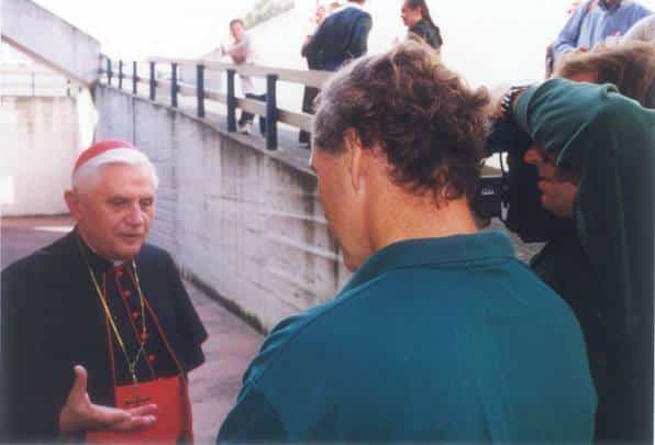 Jack Cashill and then Cardinal Joseph Ratzinger 