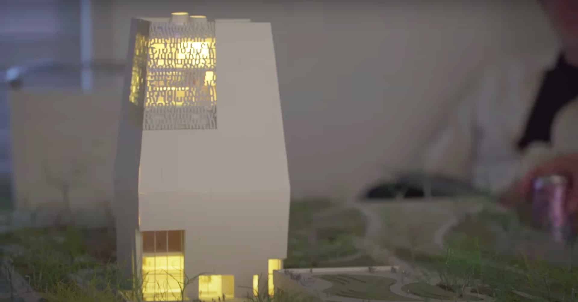 A three-dimensional model of the Obama Presidential Center's museum. (Obama Foundation/Youtube)