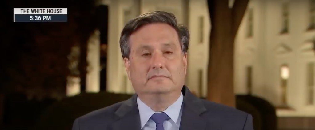 White House Chief of Staff Ron Klain on Nov. 10 (MSNBC/YouTube screenshot)