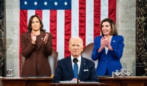 President Joe Biden delivers the State of the Union address on March 1, 2022. (The White House)