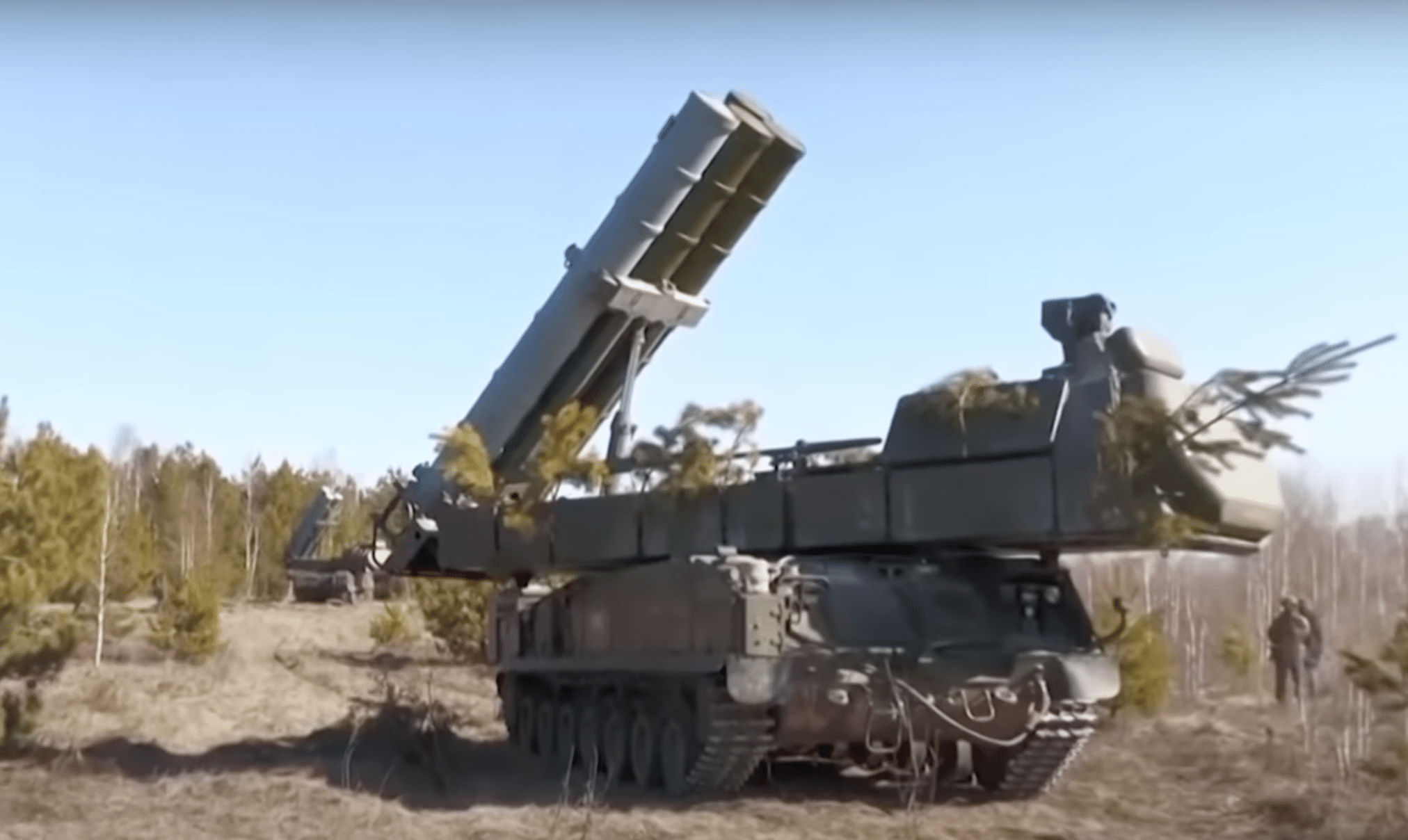 Russia’s Defense Ministry released this footage this week of an an air defense missile system. (YouTube/WCNC)