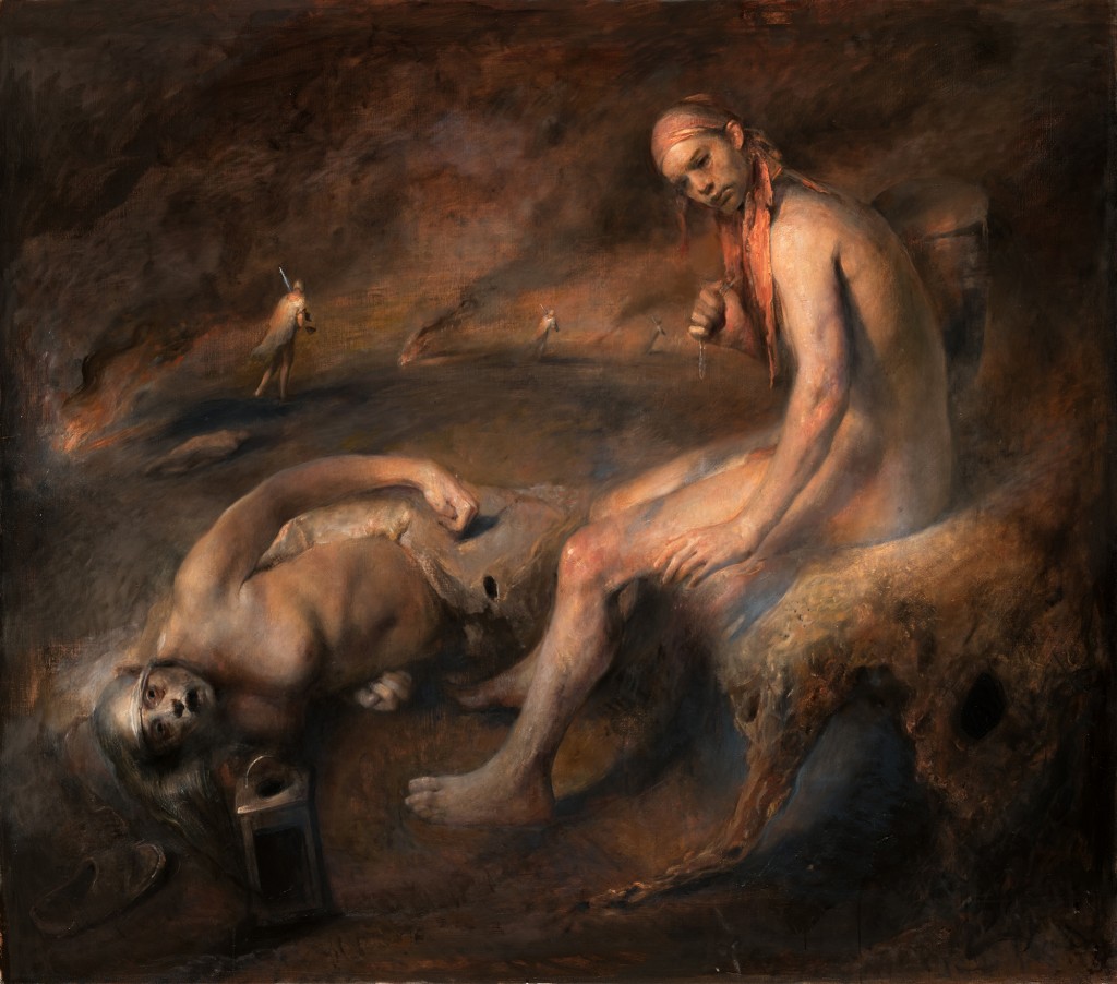 Odd Nerdrum, Mother and son, Oil on canvas (Courtesy Galleri Fineart Oslo) spectator.org