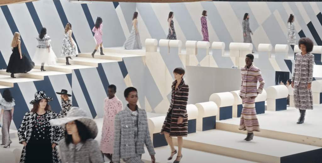 Paris CHANEL Fall-Winter 2022–23 haute couture show, July 5, 2022 (CHANEL/YouTube) spectator.org