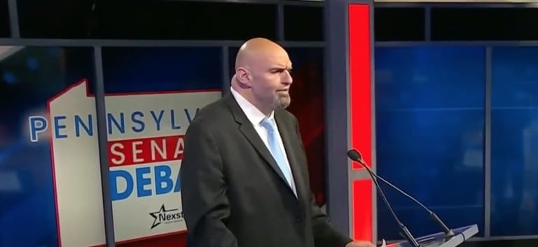 John Fetterman at Tuesday’s debate (NBC Today/YouTube)
