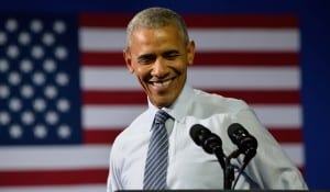 Democrats' President Barack Obama at a rally in Charlotte, North Carolina, July 5, 2016 (Evan El-Amin/Shutterstock) despotism corruption