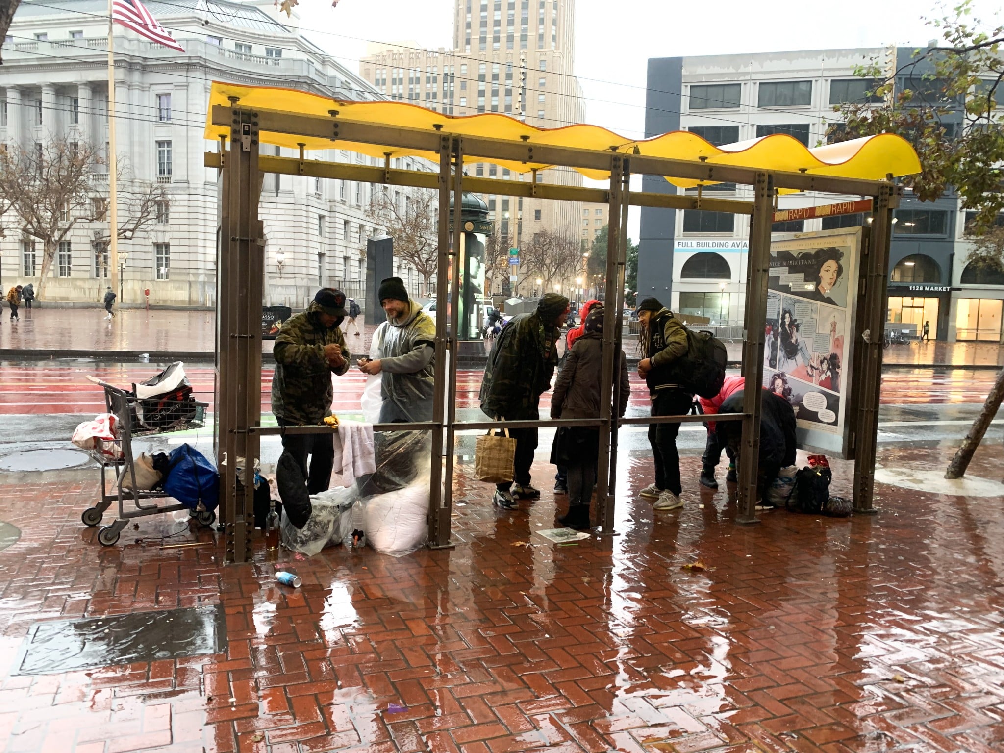 A drug sale occurs in San Francisco, California, on Dec. 1, 2022.