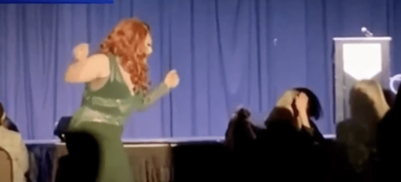 Drag performer at the Columbia Values Diversity Celebration (KMIZ ABC 17 News/YouTube)