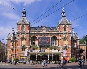 The Internationaal Theater Amsterdam, i.e., Stadsschouwburg (Wikimedia Commons) 