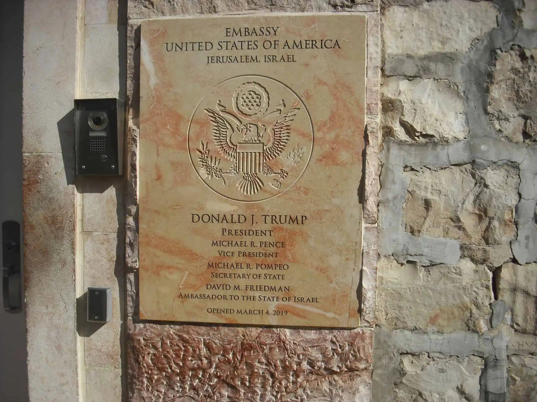 American embassy in Jerusalem in 2022 (Granville Sewell/The American Spectator)