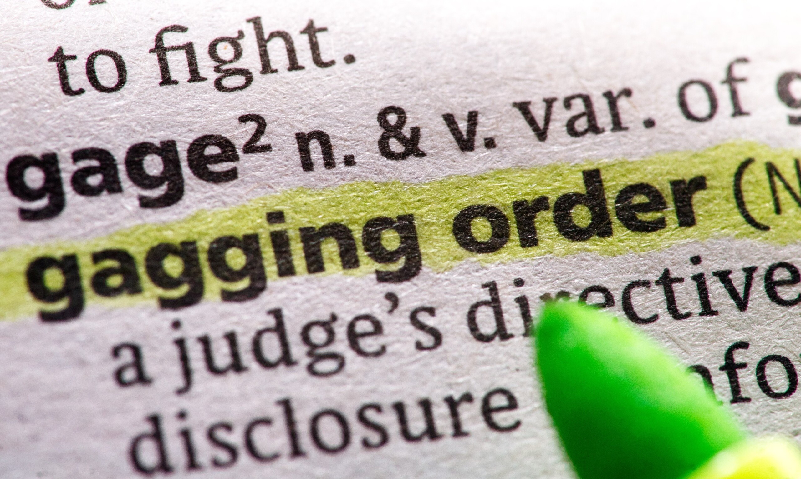 Judge Gags Political Speech