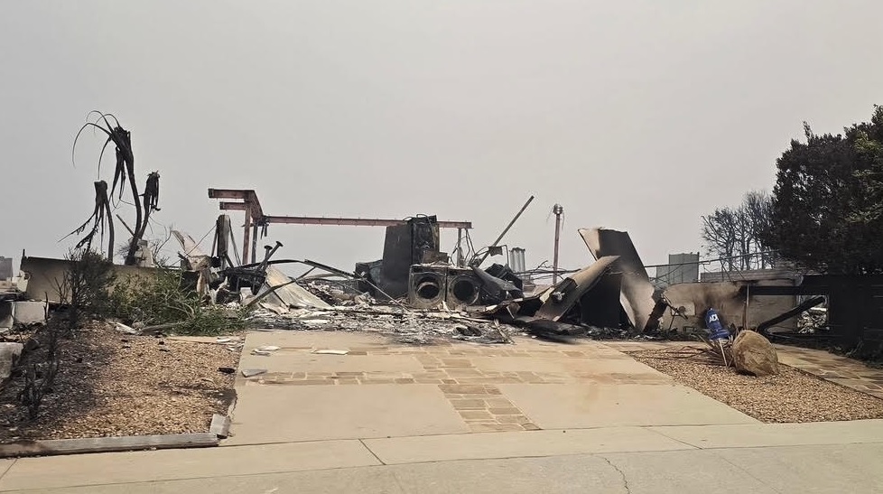 Wildfires devoured the Songhorian family’s Malibu residence. (Source: Parham Songhorian) spectator.org