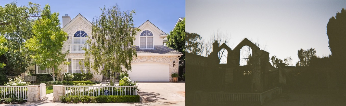 Before and after photos of 579 Toyopa Drive (Source – Before: Zillow; After: Deroy Murdock) spectator.org