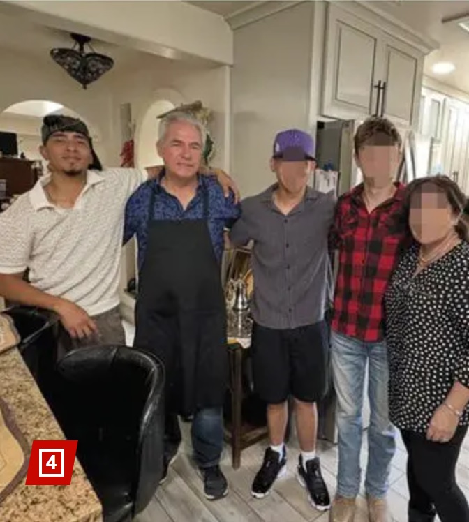 suspected tren de aragua terrorist christhian ortega-lopez with then-judge “joel” cano and his family in the home that they shared with him (u.s. district court for the district of new mexico) spectator.org