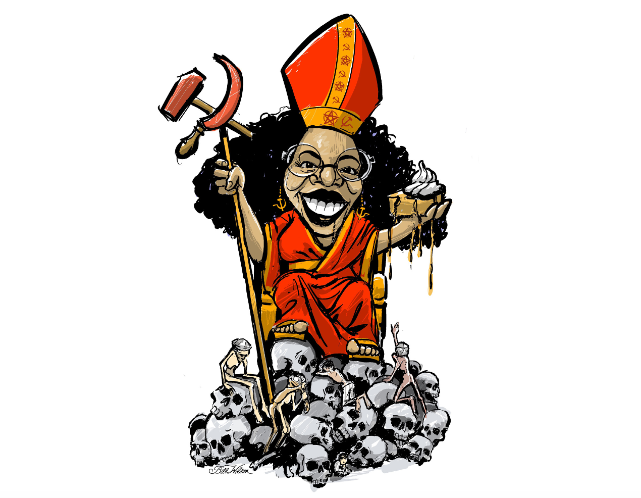 Political caricature of 